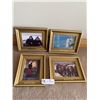 Image 1 : P.S. Kroyer, Anna Ancher, and Michael Ancher 4 x Framed Prints by Danish Artists -