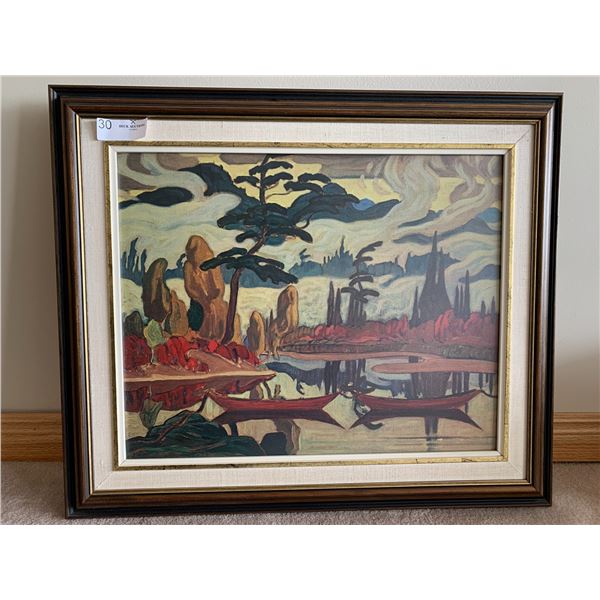 J.E.H. MacDonald (1922) "Mist Fantasy" - Framed Print (26.25" x 22.25")