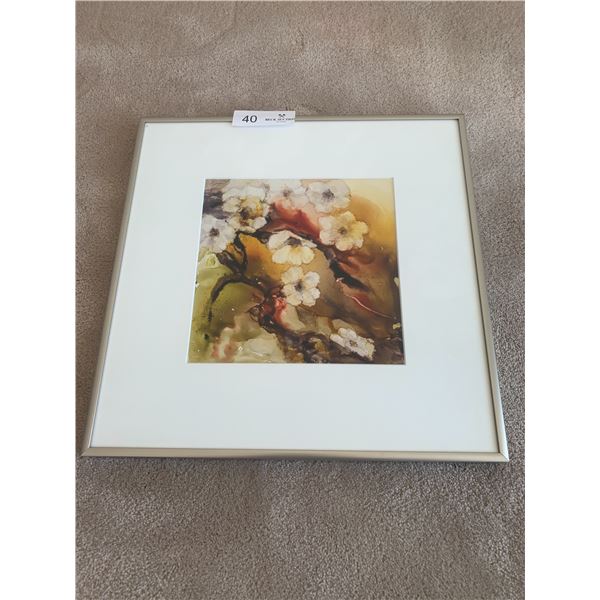 Mary Deeprose "Spring Overture"  Pebeo Oil Painting Dimensions: 13.75" x 13.75"