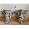 Image 1 : 2  x Beautiful Cherub Wall Sconces