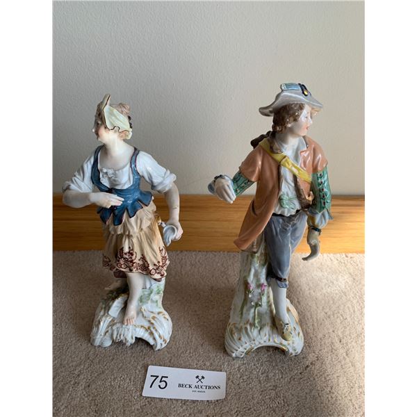 2 x Porcelain Sculptures by KPM