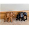 Image 8 : Wooden Elephant and Rhinoceros Carvings, Wooden Jug, Carved Bookend, and More!