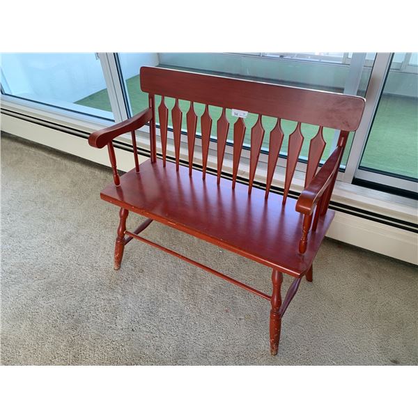 Vintage Wooden Bench (See Description)