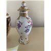 Image 3 : Royal Crown Derby Blue Hand-Painted Urn and Small Ornate Porcelain Urn