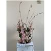 Image 3 : Artificial Blossom Flowers in Large Vase