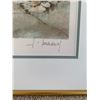 Image 3 : Framed Print of Winter Scenery - Artist Name Illegible (See Photos)
