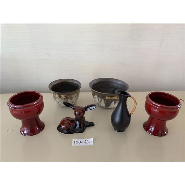 Stoneware and Pottery - Includes Handmade Pottery Made in Camrose By Embie