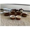 Image 2 : Collection of Earthenware Cookware, Vintage Pyrex Bowl, and Ramekins