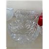 Image 5 : Collection of Decorative Crystal and Glass Bowls/Dishes