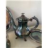 Image 6 : Collection of Silverplate - Teapots (2), Trays, & Ornate Bowl
