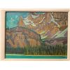 Image 2 : Illingworth Kerr "At Lake O' Hara" - Original Painting (1984) Dimensions: 18.75" x 22.5"