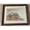 Image 1 : "Keephills Farmhouse" - Original Framed Watercolour Painting by Earl Cummins