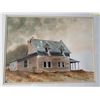 Image 2 : "Keephills Farmhouse" - Original Framed Watercolour Painting by Earl Cummins
