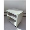 Image 3 : White Rolling TV Stand