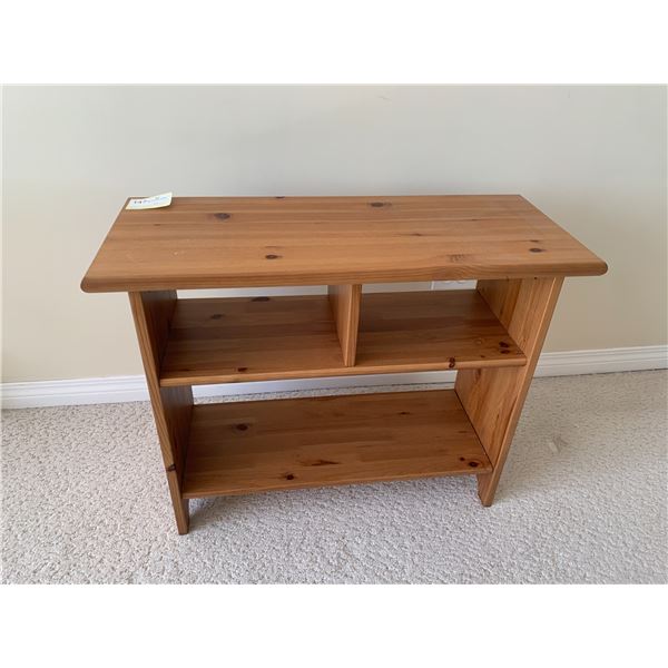 Ikea LEKSVIK Wooden (Pine) Shelving Unit Beck Auctions Inc.