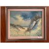 Image 1 : Raymond Original Oil on Canvas Painting of Beach Scenery