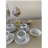 Image 3 : Assortment of Porcelain - Includes Teapot/Creamer Set, Teacups w/ Saucers, Vase, and More!