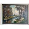 Image 2 : "Landschaft Am Waldesrand" - Original Oil On Canvas Painting by V. W. Grechow
