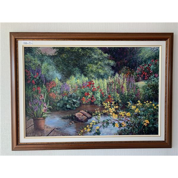 "Garden" - Original Acrylic On Canvas Painting By Anna Zoldi
