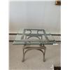 Image 1 : Glass-Top Side Table