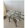 Image 2 : Glass-Top Side Table