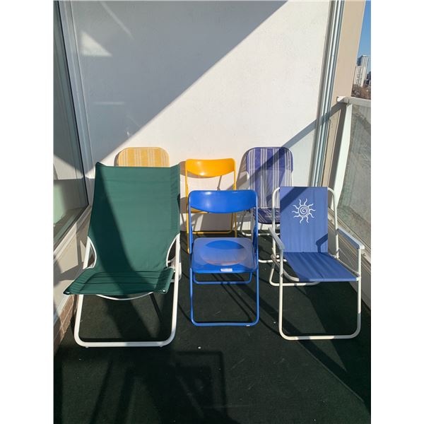 6 x Folding Outdoor Chairs
