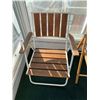 Image 2 : 3 x Wooden Outdoor Chairs