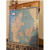 Image 2 : Map of Denmark, Traditional European Doll, Hand-Knit Wall Decoration, and Swedish Flag