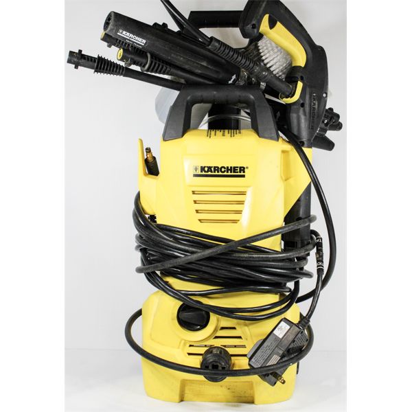 KARCHER PRESSURE WASHER W/ ATTACHMENTS