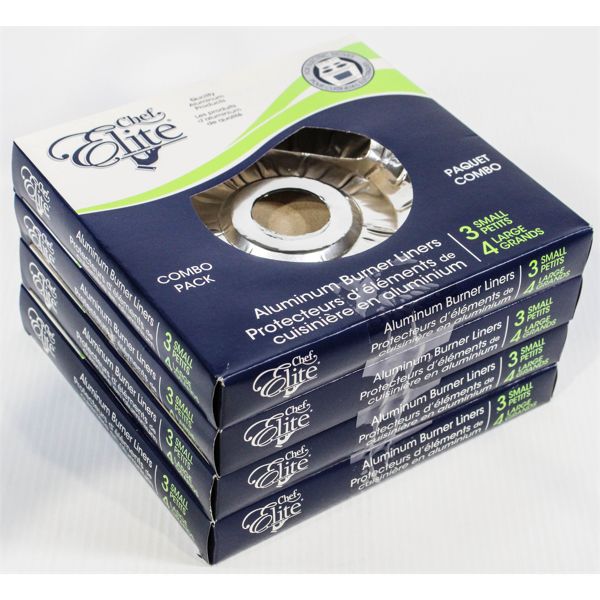 4 COMBO PKS ALUMINUM BURNER LINERS