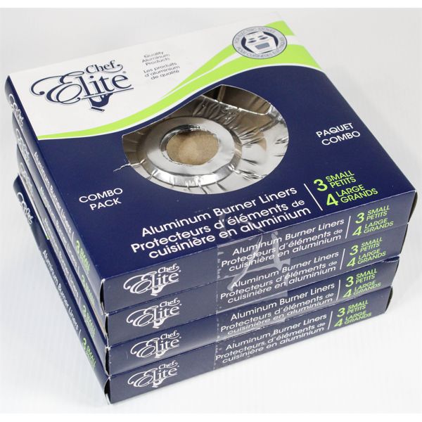 4 COMBO PACK ALUMINUM BURNER LINERS
