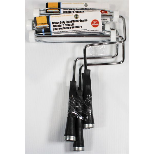 3 HEAVY DUTY 9.5" PAINT ROLLER FRAMES
