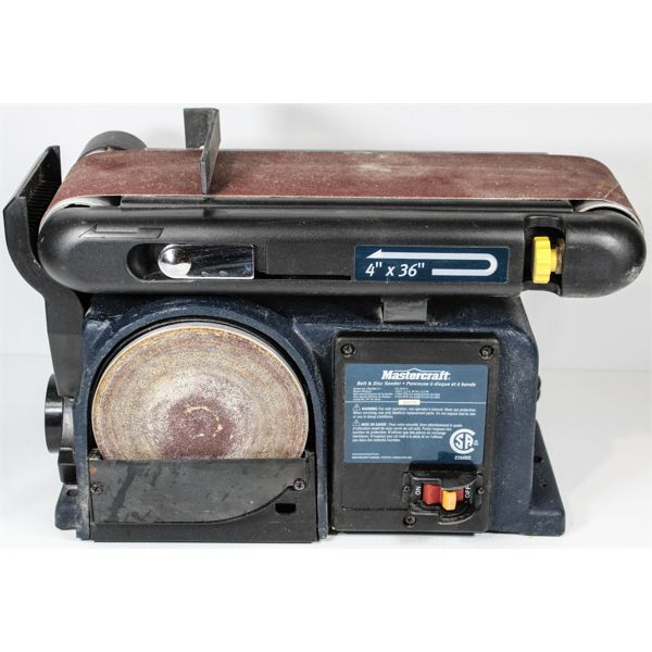 MASTERCRAFT BELT AND DISC SANDER