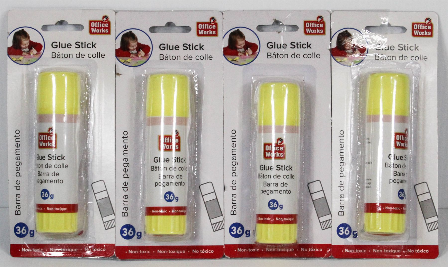 Stick Officeworks 4 OFFICE WORKS GLUE STICKS
