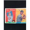 Image 1 : 1958 TOPPS BASEBALL TWO CARD LOT