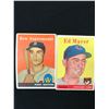 Image 1 : 1958 TOPPS BASEBALL TWO CARD LOT
