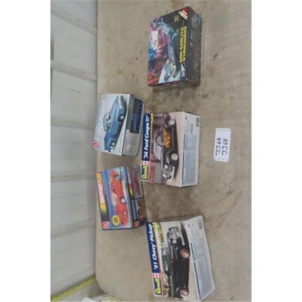 5 Model Kits: '92 Camaro- Sealed, Don Garlits Wynn Scharger- Sealed, '36 Ford Coupe, '53 F100, '41 C