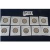 Image 1 : 10 Canada 25 Cent Coins 2006, 2008, 2009, 2010,2012, 2015