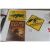 Image 1 : 3 Modern Tin Signs ; John Deere Series A , Duck Commander, Dust Off n Get Up