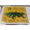 Image 2 : 3 Modern Tin Signs ; John Deere Series A , Duck Commander, Dust Off n Get Up