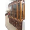 Image 6 : China Cabinet + Hutch 19" x 68" x 82" 