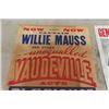Image 2 : 2 Vintage Vaudville Posters - Winnipeg ; Willie Mauss + Evangeline Booth 22" x 26" 