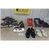 Image 1 : Vans Sz 10 Skate Shoes, Prada Sz 8.5 Shoes, Bauer Sz 7 Skates, Rollerblades