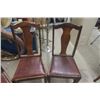 Image 2 : Set of 4 Oak Dining Chairs