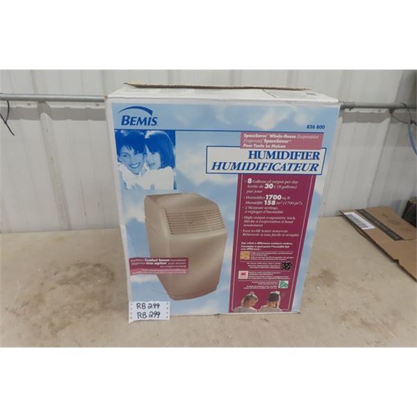 Bemis Humidifier Brand New in Box - 8 Gallon per Day, Up to 1700 Sq. ft