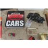 Image 5 : Novelty Beacons, Car Book, 2 Model Cars, Wings + Wheels Plaque, Matchbox + Hot Wheels