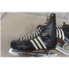 Image 2 : Adidas Black Pro Ice Hockey Skates Sz 11.5