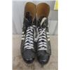 Image 5 : Adidas Black Pro Ice Hockey Skates Sz 11.5