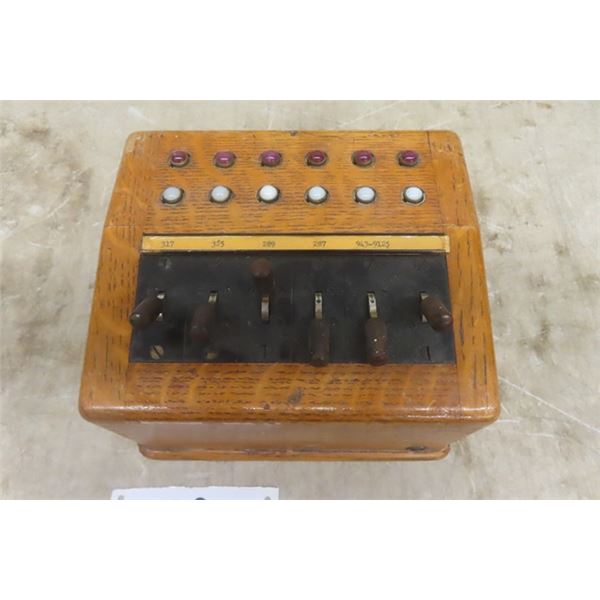 Antique Telephone Switch Operator Box