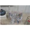 Image 5 : 2 Vintage Decanters with Shot Glasses, Complete - 6 Each , '91 Grey Cup Glasses,  '88 Olympic Mug, I